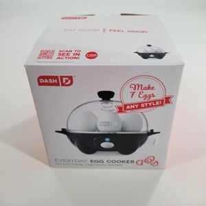 Dash 3-in-1 Everyday 7-Egg Cooker with Omelet Maker and Poaching